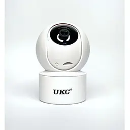Бездротова поворотна IP-камера відеоспостереження WiFi microSD UKC 23ST Біла