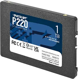 SSD 2.5" накопичувач Patriot P220 1TB (P220S1TB25)
