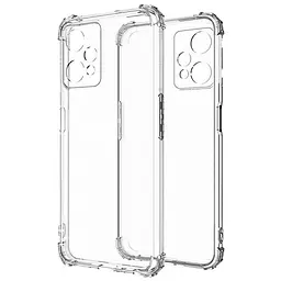 TPU чохол GETMAN Ease logo посилені кути Full Camera для Realme 9 Pro Безбарвний (прозорий) - мініатюра 2