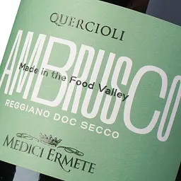 Ігристе вино Medici Ermete Quercioli Lambrusco Reggiano Frizzante DOC червоне сухе 11% 0.75 л - мініатюра 5