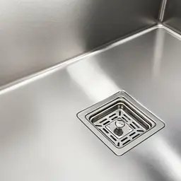 Кухонна мийка нержавійка Platinum Handmade 70x50 HSB (квадратний сифон 3,0/1,0), Нержавіюча сталь - мініатюра 5