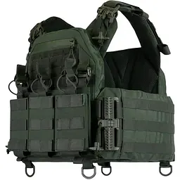 Плитоноска Kiborg GU gen.2 + 3 підсумки Khaki (1000-k55003)