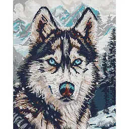 Алмазна мозаїка Очі півночі ©art_selena_ua AMO20041 40х50 см