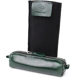 Практична ключниця з натуральної гладкої шкіри GRANDE PELLE 14х3х3 см acs0032260 - мініатюра 7