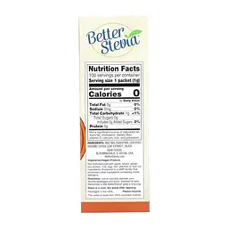 Замінник харчування NOW Better Stevia Packets Original, 100 пакетиків - мініатюра 4
