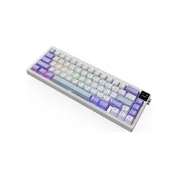 Клавіатура Ajazz AK650 Flying Fish Switch Purple RGB USB/Wireless/Bluetooth UA Purple (AK650-FF-PWB) - мініатюра 6