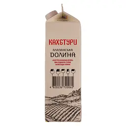 Вино Кахетурі Алазанська долина, червоне, напівсолодке, 1 л - мініатюра 3