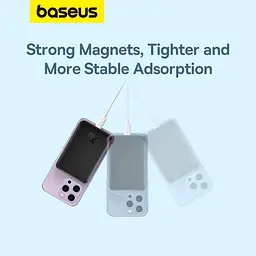 Павербанк Baseus Magnetic Wireless Mini Air Black 6 000 mAh / 20 Вт (P10059002113-00) - мініатюра 15