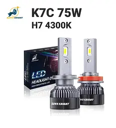 Автолампи DAWN KNIGHT K7C H7 4300K (75W) з обманкою (Canbus), комплект 2 шт