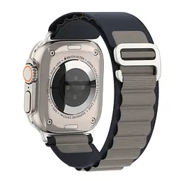 Ремінець для Apple Watch 49/46/45/44/42 (Series 1-3), синій, Alpine Loop Alpina Band, тканинний поліестеровий ремінець для смарт-годин, дихаючий, для активного відпочинку та спорту, ArmorStandart (ARM81041) - мініатюра 5