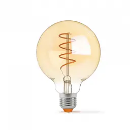 LED лампа VIDEX Filament G95FASD 5W E27 2200K дімерна бронза - мініатюра 2