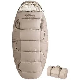 Спальний мішок овальний Naturehike PS300 NH20MSD03 правий бежевий