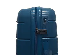 Валіза середня M+ з поліпропілену Milano bag 0305 84л Морська хвиля - мініатюра 5