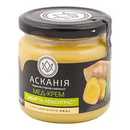Мед-крем Ascania Імбир та лемонграсс 250 г - мініатюра 5