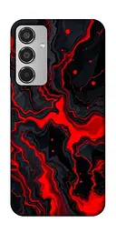 TPU чохол Demsky Black red marble для Samsung Galaxy M35 5G