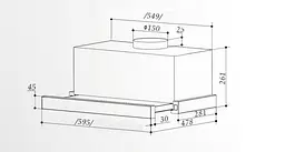 Витяжка Interline SLIM ULTRA X/S A/60 - мініатюра 12