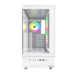 Корпус ATX W/O PSU WHITE XR (W) MONTECH - мініатюра 2