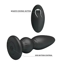 Анальна пробка LyBaile Mr.Play Vibrating Prostate Massager 12.5 см (чорний) - мініатюра 6