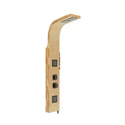 Душова панель Corsan Bao bamboo black з термостатом B022TBL - мініатюра 3