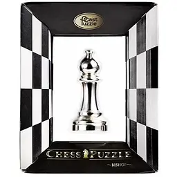 Головоломка Cast Puzzle Cast Chess Bishop silver Шаховий Слон (Офіцер) 473684 - мініатюра 2