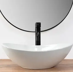 Умивальник Rea Royal Mini white накладний білий REA-U6507, Білий - мініатюра 4