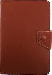 Чохол-книжка TOTO Book Cover button Universal 7" Brown
