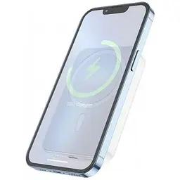 Бездротовий зовнішній акумулятор Borofone BJ25 Plus Reach магнітний 10000mAh білий 6941991105326 - мініатюра 4