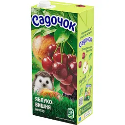 Нектар Садочок Яблучно-вишневий 950 мл (491409) - мініатюра 3