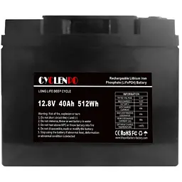 Акумулятор Cyclen 12.8V 40AH LiFePo4 - мініатюра 4