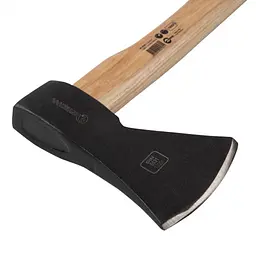Сокира 1000 г, ручка пекан, 48-57 HRC INTERTOOL HT-0258 - мініатюра 3