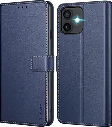Чохол Ganbary для iPhone 12 / iPhone 12 Pro, [Чохол зі штучної шкіри преміум-клаумі] [Фліп-Чохол] [Кишеня для гаманця