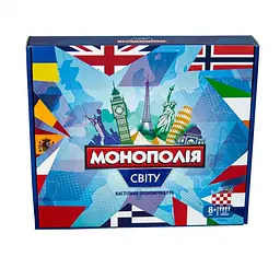 Настільна гра LUX Монополія світу, 34x28.8x5.2 см, Стратег, 7007