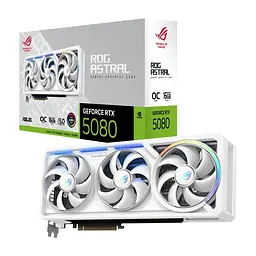 Відеокарта ASUS RTX 5080 16GB ROG Astral OC Edition WHITE (ROG-ASTRAL-RTX5080-O16G-WHITE) (GDDR7, 256 bit, PCI-E v5.0 x16) - мініатюра 8