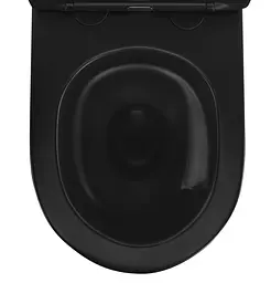 Підвісний унітаз Rea Carlo Tornado безободковий 49x35,5 см black matt REA-C3000 - мініатюра 4