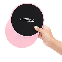 Диски-слайдери Cornix Sliding Disc для ковзання (глайдингу) 2 шт XR-0182 Pink - мініатюра 3