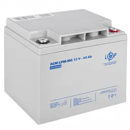 Акумулятор LogicPower LPM-MG 12V - 40 Ah AGM мультигелевий - мініатюра 2