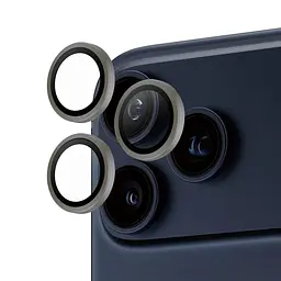 Протиударне захисне скло AR для камери Apple iPhone 17 Pro/17 Pro Max titanium , захист лінз від подряпин та ударів, лінзи на камеру з рамкою, ArmorStandart (ARM86453)