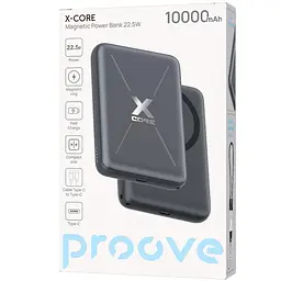Павербанк Proove X-Core Gray 10 000 mAh / 22.5 Вт (PNXC22010003) - мініатюра 7