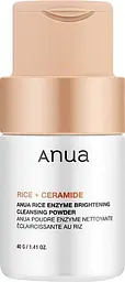 Ензимна пудра на основі рисового борошна 40 г Anua Enzyme Brightening Cleansing Powder