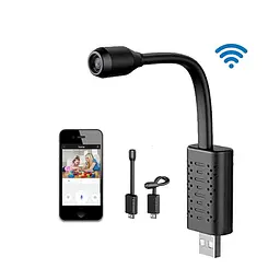 Міні wifi камера USB на гнучкому шлейфі Nectronix U21, запис 640х480P, V380pro app (100970) - мініатюра 3