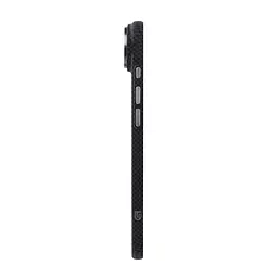 Карбоновый чехол для Apple iPhone 17 Air, LikeCarbon2 MagCase, черный, тонкий защитный чехол-панель из поликарбоната с магнитами N52, MagSafe, противоударный, совместим с беспроводной зарядкой, приподнятые края для защиты камеры, ArmorStandart (ARM88380) - мініатюра 6