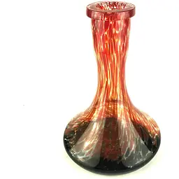 Колба для кальяну Craft Double color II Глянець Чорно-червона - мініатюра 2