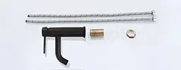 Змішувач для умивальника Rea Lungo black low чорний низький REA-B4102, Чорний - мініатюра 4