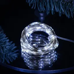 Гірлянда Роса 100 LED довжина 10 м від USB, білий GarlandoPro USB100L10MWW - мініатюра 11
