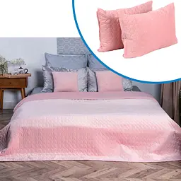 Набір покривало 220х240 + 2 чохли на подушки 50х70 "Rose" (К_994.55_Rose)