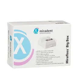 Настінний бокс з флосом Miradent Mirafloss Big