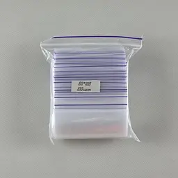 Пакети Zip-Lock прозорі 8x10 см, 100 шт, 100 мкм, поліетиленові пакети із застібкою - мініатюра 3