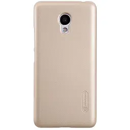 Чохол-накладка Nillkin Super Frosted Shield Meizu M3S Gold - мініатюра 2