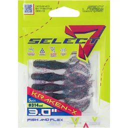 Силікон Select Kraken-X SE 3" 314 (5 шт/уп) - мініатюра 2