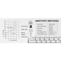 Клавіатура MageGee MK-BOX RGB Magnetic Amethyst Switch (6971969728646-UA) Black - мініатюра 2